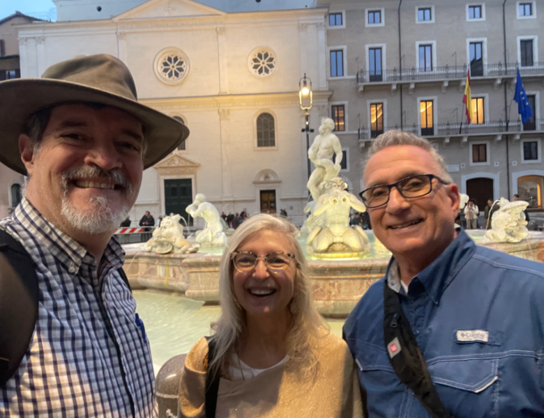 Ricardo Medina, Dr. Beth Barrette and Jim Barrette