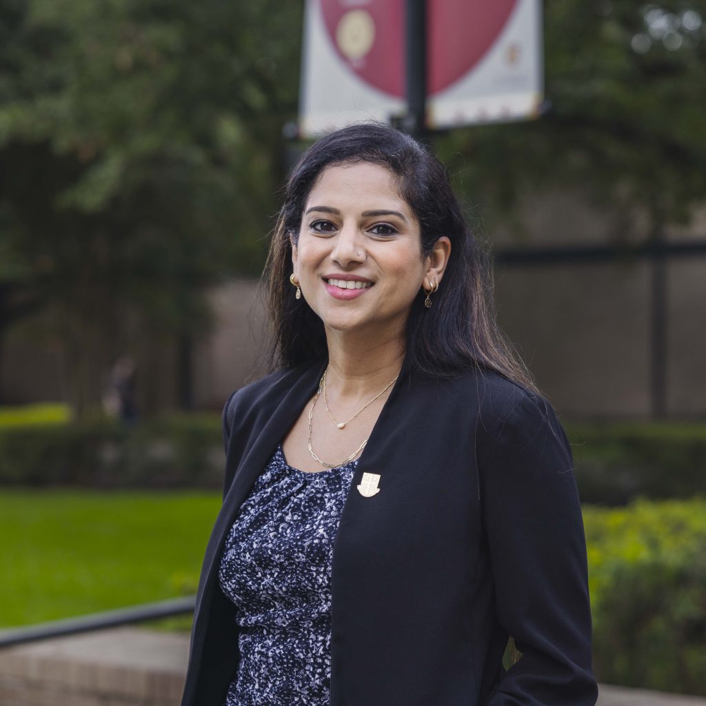 Dr. Richa Chandra, professor and chair of Chemistry and Biochemistry at UST