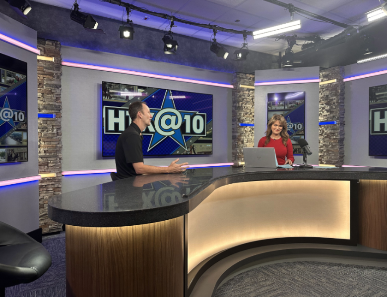 Dr. Steve Provence on HTX @ 10 with FOX 26 News Anchor Melissa Wilson.