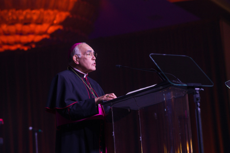 The Most Reverend Joe S. Vásquez ‘80, Archbishop of the Archdiocese of Galveston-Houston and alumnus of the University of St. Thomas
