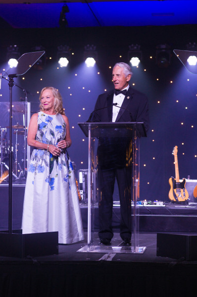 Event Chairs Dr. Robert Ivany and Marianne Ivany, ‘MLA 16, former president and first lady of UST