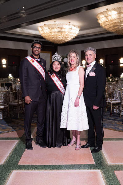 Mr. UST Herman Pio Herder-Conde and Ms. UST America Martinez with the Vanderpools