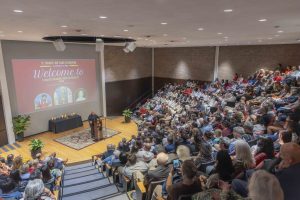 Archbishop Sorrentino gives lecture in Jones Hall at UST-2026-4909